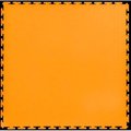 Lock-Tile Lock-TileÂ PVC Floor Tiles, , 19.5x19.5", Textured, Orange SM010